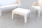 Столик пластиковый журнальный Siesta Contract Box Table, белый
