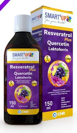Smart'UP, Resveratrol plus Quercetin Laktoferrin 150 ml | Smart'UP, Ресвератрол плюс Кверцетин с Лактоферрином 150 мл