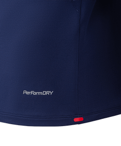 Джемпер тренировочный NATIONAL PerFormDRY Training Zip Top, темно-синий