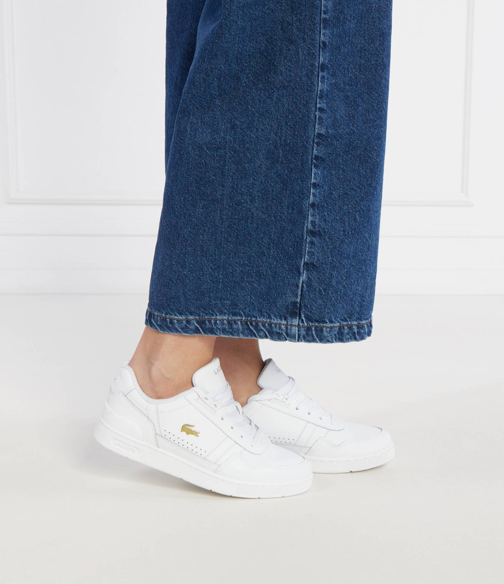 Кожаные кроссовки court Lacoste - белый(747SFA0060)