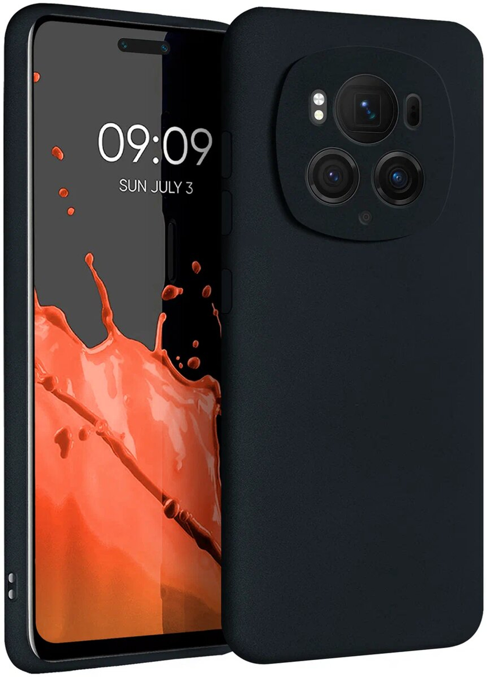 Мягкий Soft Touch чехол из силикона для HONOR MAGIC 6 PRO с бархатной подкладкой