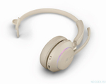 Jabra Evolve2 65 Mono UC USB-C беспроводная гарнитура бежевая с док-станцией ( 26599-889-888 )