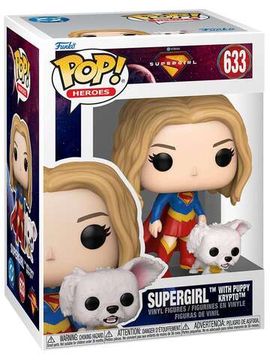 Фигурка Funko POP! Heroes Supergirl Supergirl with Puppy Krypto (633) 90801