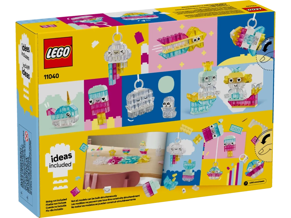 Конструктор LEGO Classic 11040 Волшедный прозрачный набор
