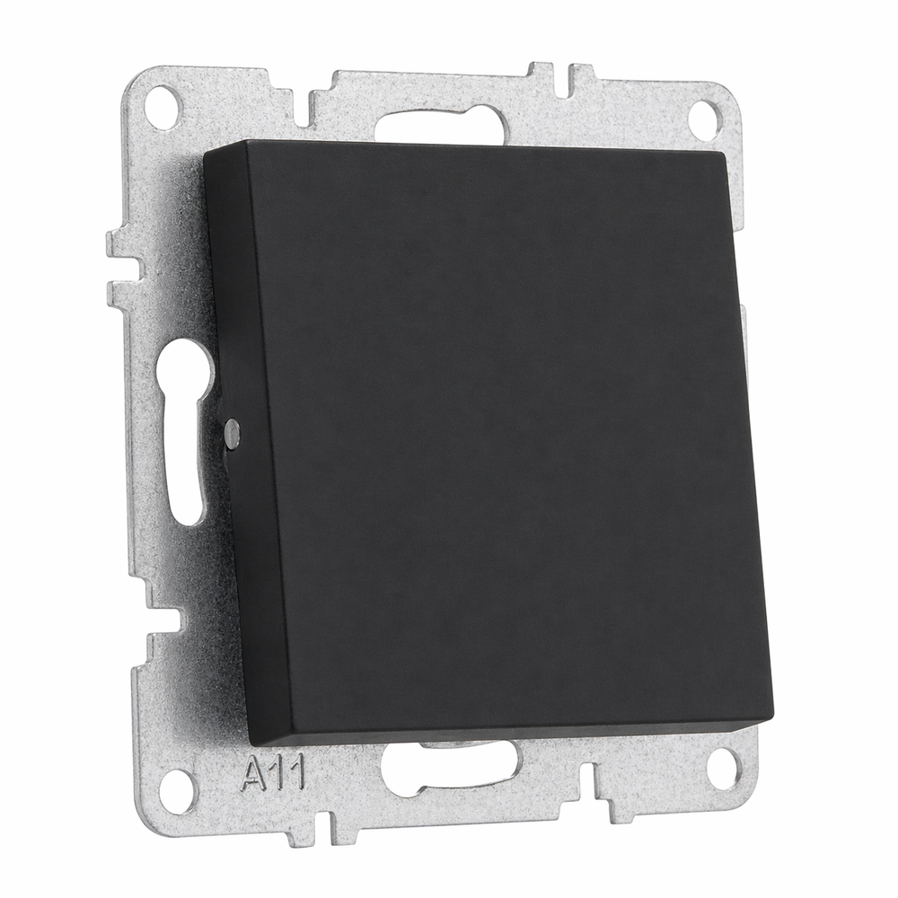 Кнопка 1-клавишная ARVIA Electric, черный матовый софт 50205000207