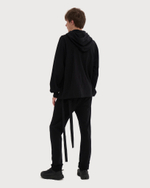 RICK OWENS DRKSHDW ХУДИ ЧЕРНАЯ CAPE SLEEVE JUMBO