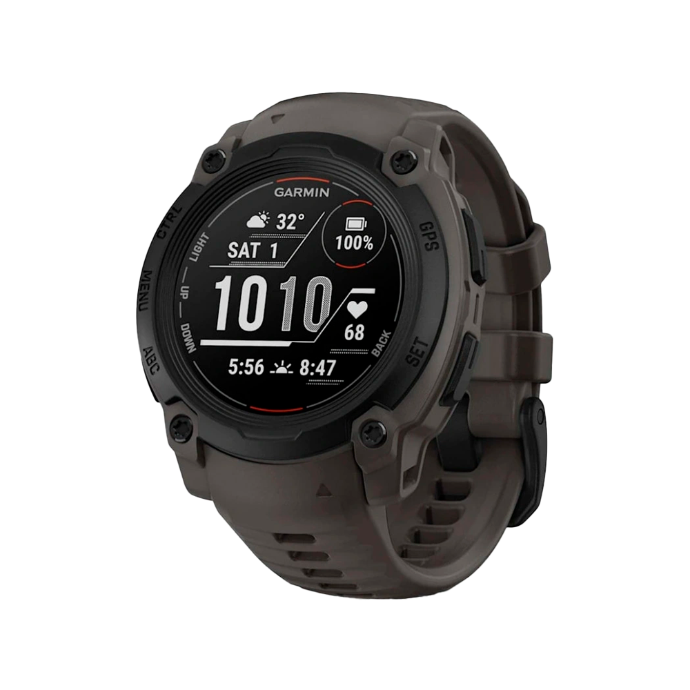 Умные часы Garmin Instinct E, 40mm, Black with Charcoal Band (010-02932-00)