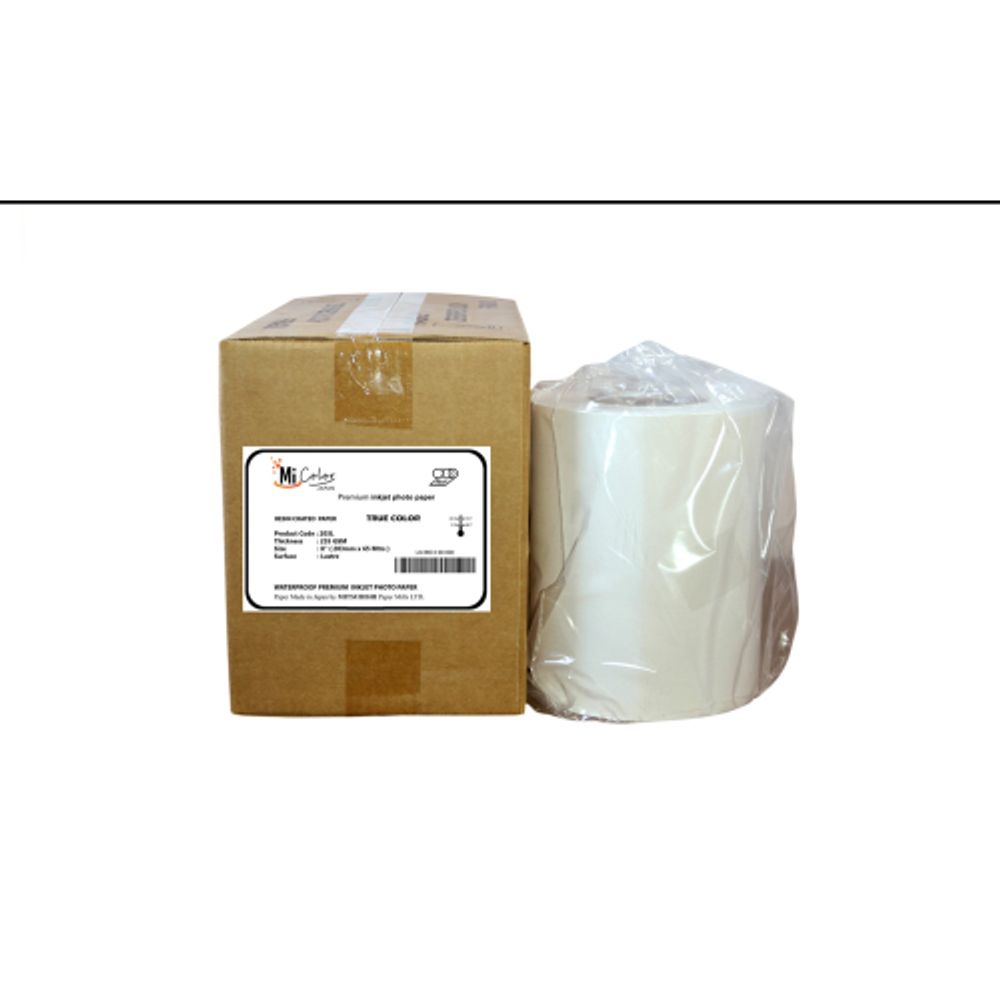 Фотобумага MiColor MI203L 20.3cmx92Mtr Plus тисненая | MiColor