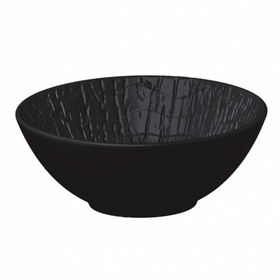 Блюдо для салата d=19 см, h=6.5 см, 700 мл, серия "Black Raw Wood" P.L. - ProffCuisine