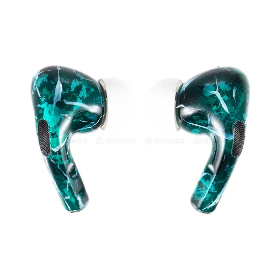 Apple AirPods Pro 2 USB-C Green Marble Total Gloss