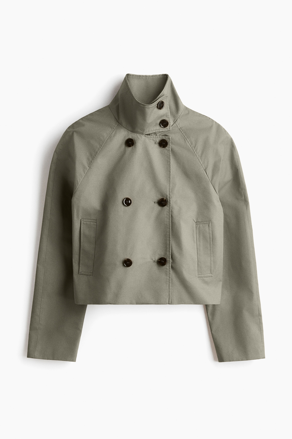 Короткий тренчкот — воротник-труба - H&M