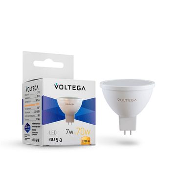 Светодиодная лампа Simple MR16 7W 2700K 110° GU5.3 (7255) VG2-S2GU5.3-2.7K-7W Voltega
