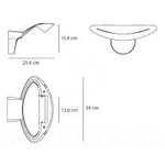 бра Mesmeri ( Artemide ) белое