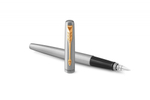 Подарочный набор: Ручка перьевая Parker Jotter Stainless Steel GT и Ежедневник черный недатированный