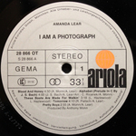 Amanda Lear / I Am A Photograph (LP)