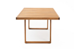 Обеденный стол из акации Joygarden БУКА, Natural Teak, серый