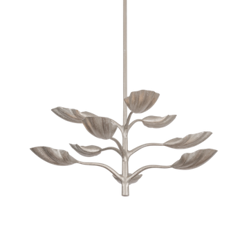 Corbett Ankara Chandelier, 106 cm, Textured Warm Silver Leaf