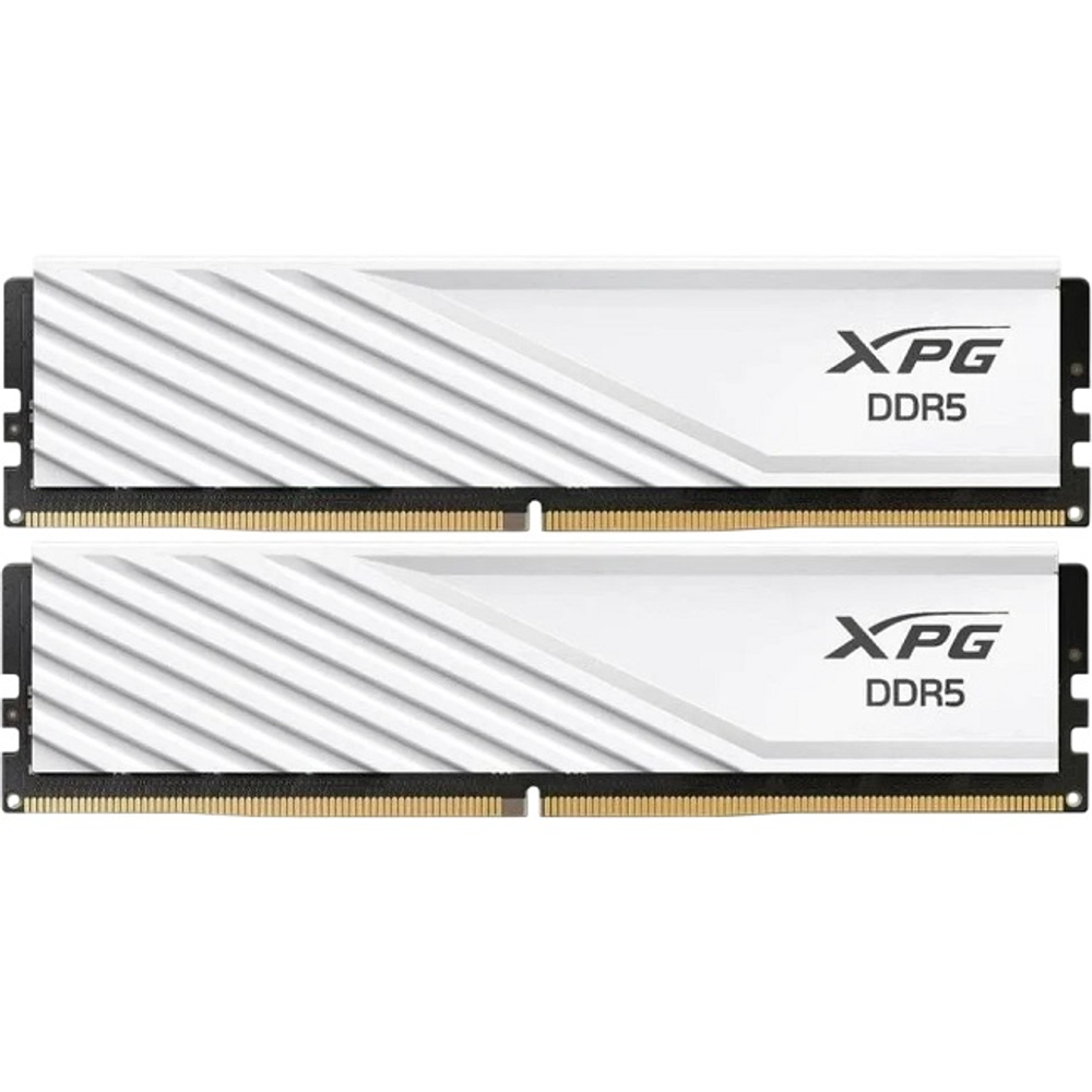 Оперативная память DIMM DDR5 32Gb, 6000Mhz, 2x16Gb, ADATA XPG Lancer Blade White (AX5U6000C3616G-DTLABWH)
