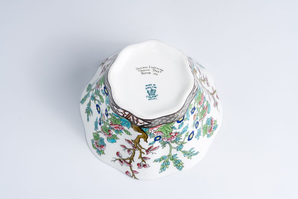 Сахарница Coalport из сервиза «Indian Tree»