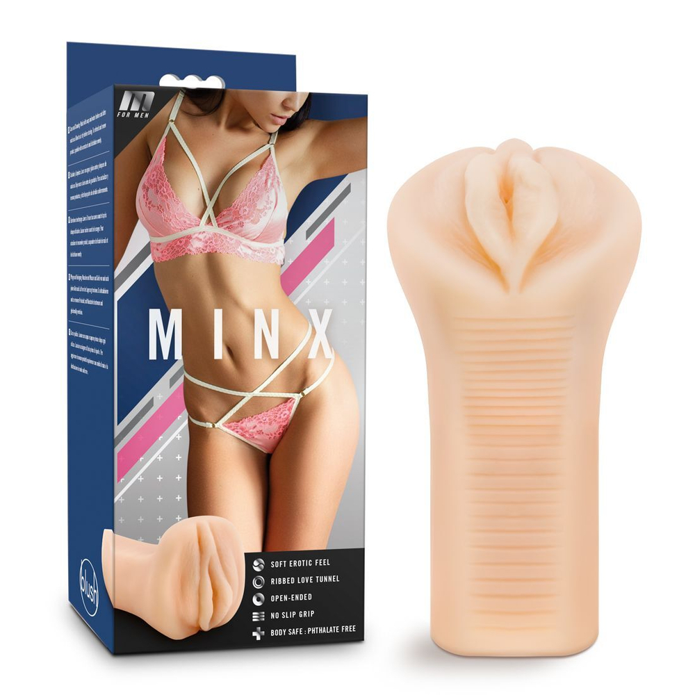 Телесный мастурбатор-вагина M for Men Minx (Цвет: телесный)