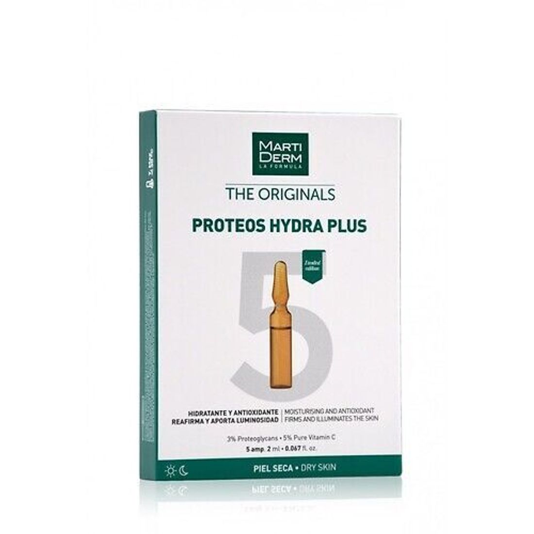 Ампулы для сухой и обезвоженной кожи MartiDerm Proteos Hydra Plus 5*2мл