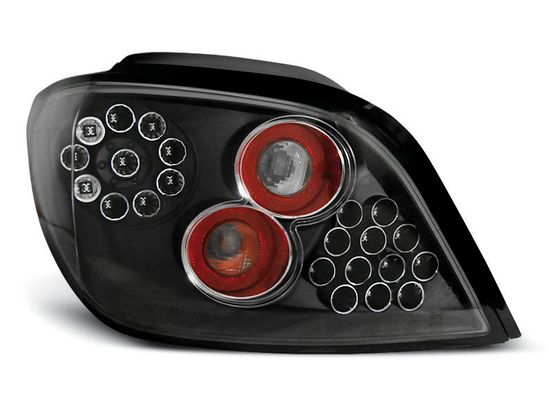 Задние фонари black led для Peugeot 307