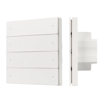 INTELLIGENT ARLIGHT Кнопочная панель SMART-ZB-801-22-1G-8SC-MULTI-IN White (230V) (IARL, IP20 Пластик, 5 лет)