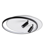 5603/75CL LEDIO LN26 290 белый, черный Люстра потолочная LED диммир. с ДУ 87W 3000-6000К 220V NAOKO