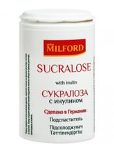 Сахарозаменитель MILFORD Сукралоза с инулином 370 таб