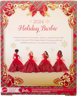 Кукла Barbie Holiday 2024 Брюнетка