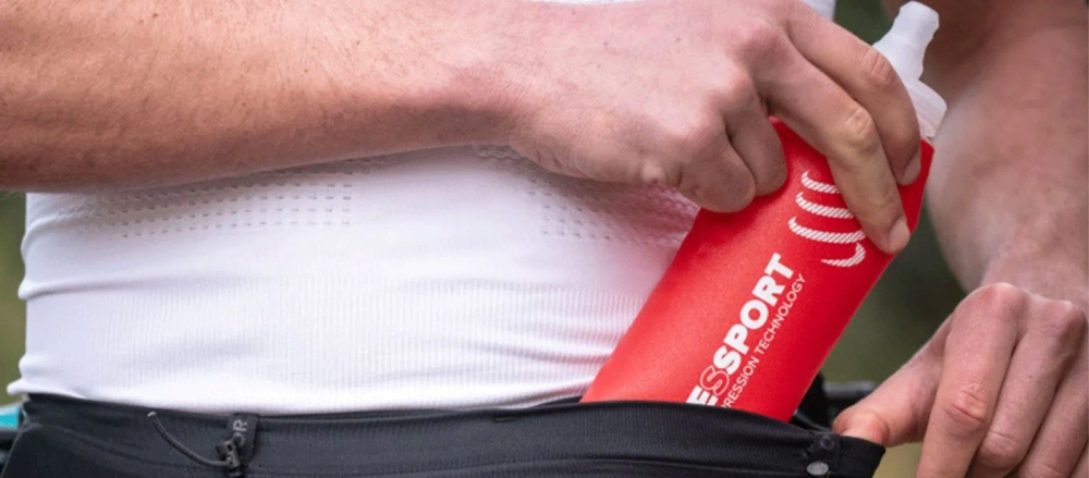 Теннисная бутылка Compressport ErgoFlask 500 ml + Tube