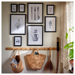 IKEA KNOPPÄNG  (ИКЕА КНОППЭНГ)  -  Рамка - чёрная 21х30 см