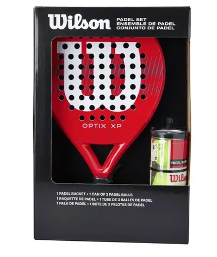 Ракетка для Padel Wilson Optix XP Padel Kit Box - red