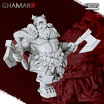 Grand Alliance Order Kharadron Overlords Dwarf Дварф с парными топорами миниатюра для dnd, днд, pathfinder, фентези, Настольная игра, НРИ, Варгейм, РПГ