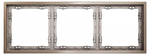 Рамка на 3 поста Voltum S70 METAL VLSM120310
