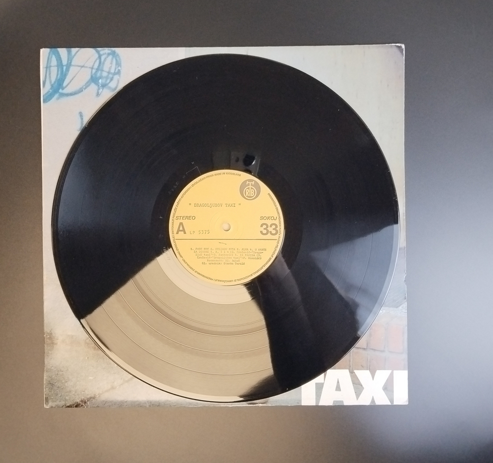 LP Dragoljubov Taxi. Виниловая пластинка 12 дюймов. Югославия 1979 год.