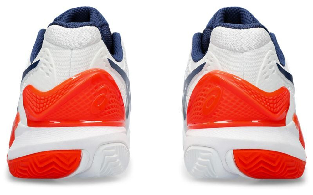 Мужские кроссовки теннисные Asics Gel-Resolution 9 Clay - white/blue expanse