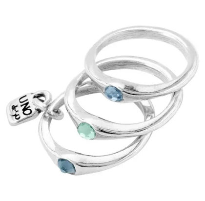 Кольцо HAPPY BLUE сер UNO de 50