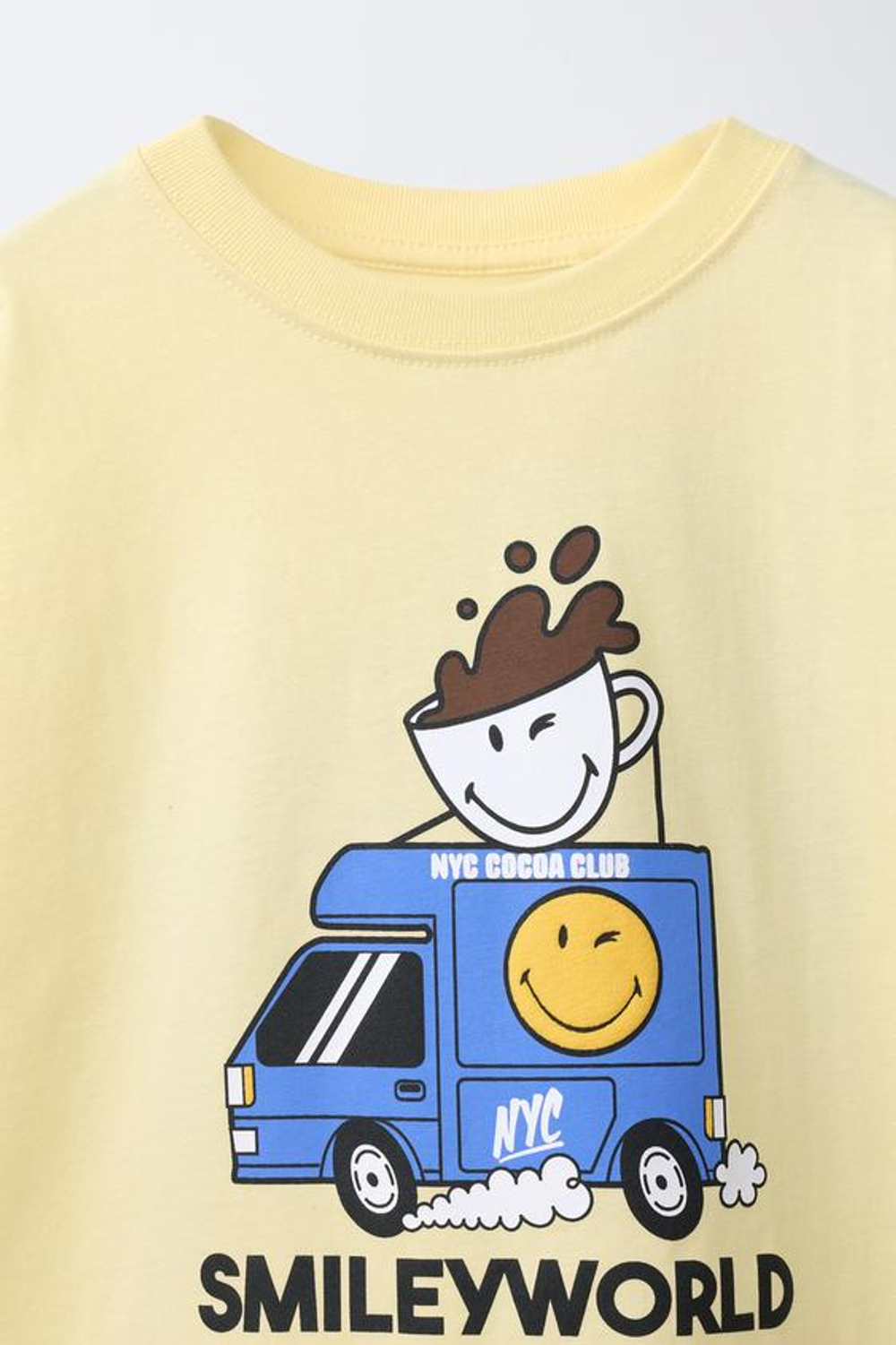 ZARA ФУТБОЛКА SMILEYWORLD®, ЖЕЛТЫЙ