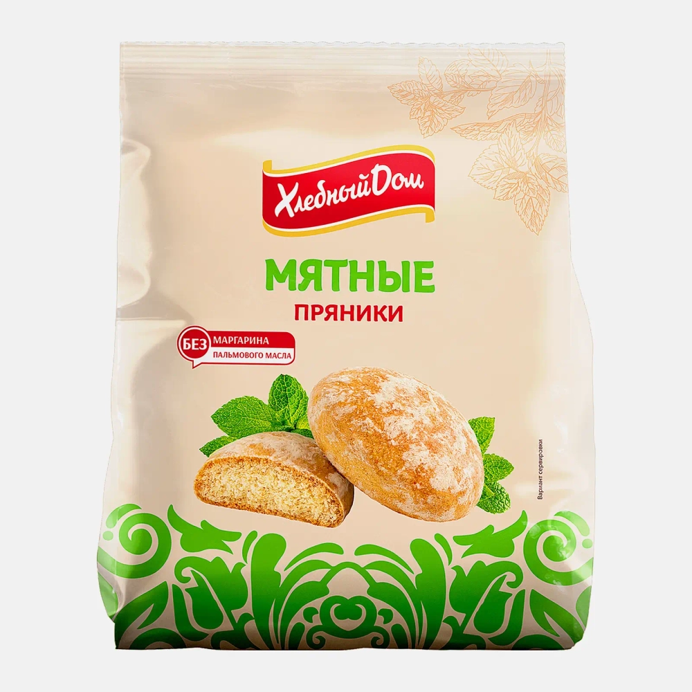 Пряники мятные Хлебный дом 300г