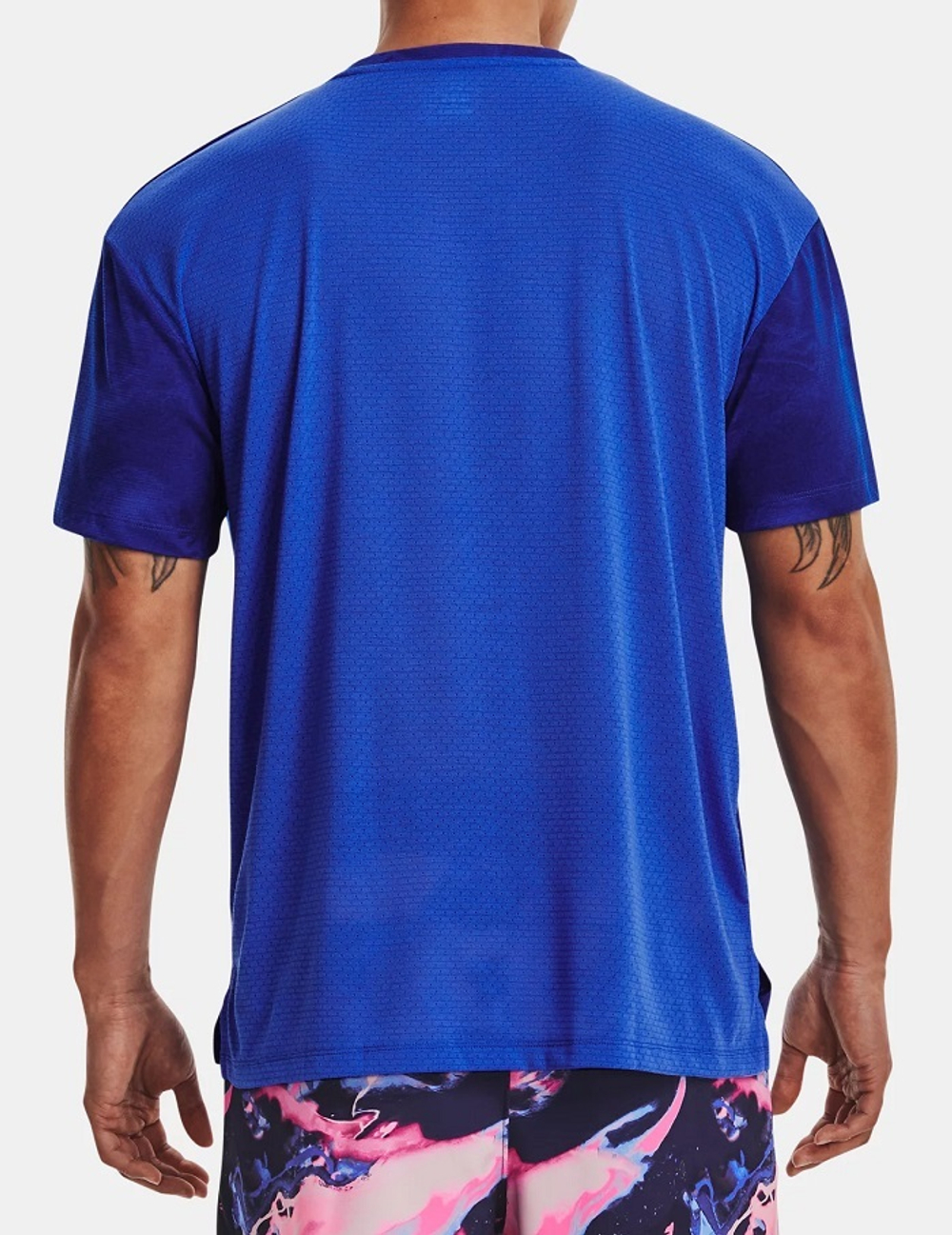 Теннисная футболка Under Armour Men's UA Run Anywhere Streaker Short Sleeve - bauhaus blue/versa blue
