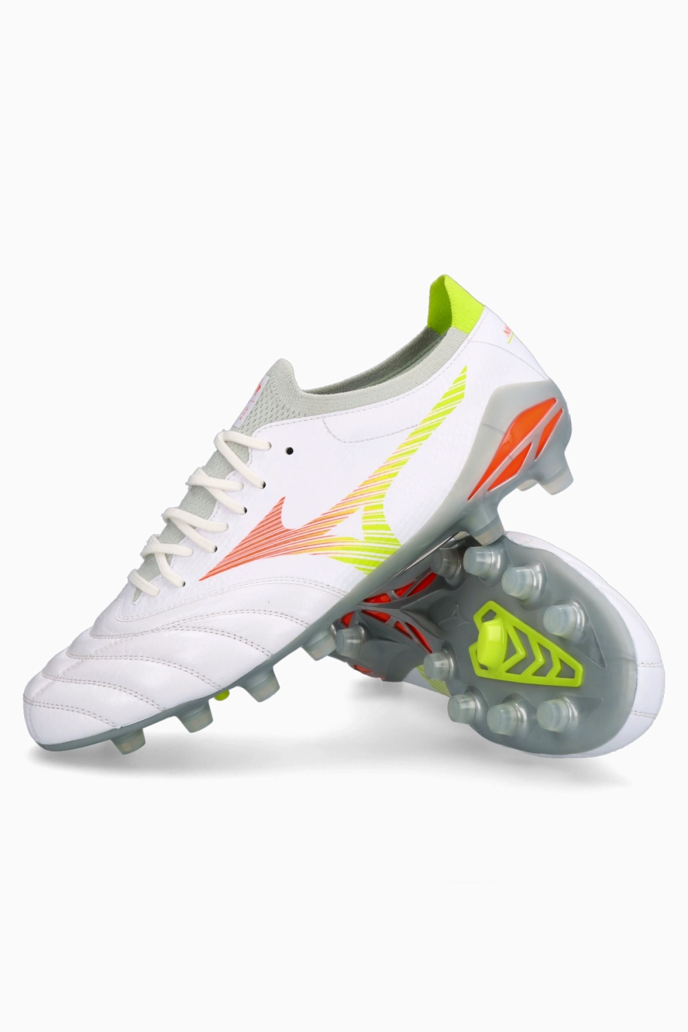 Бутсы Mizuno Morelia V Pro FG - серебряный
