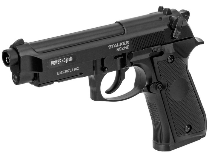 Пистолет пневматический Stalker S92ME (Beretta 92) к.4,5мм (ST-11051ME)