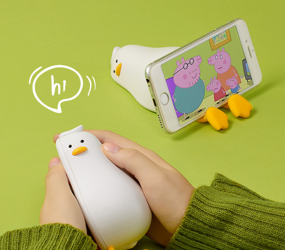 Портативная грелка Power Bank "Уточка"