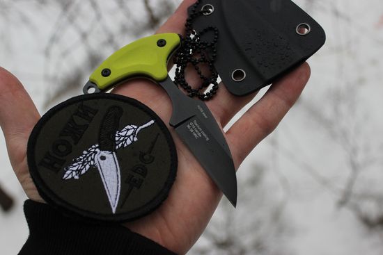 Тычковый нож Viking NordWay Danger K198G c клинком из стали AUS-8, рукоять G10
