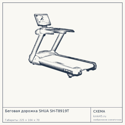 Беговая дорожка SHUA SH-T8919T — от 446 000 ₽