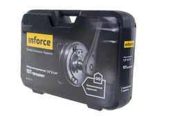 Набор инструментов Inforce 101 предмет 1/2 дюйма и 1/4 дюйма, Сталь Cr-V, Профессиональный, 06-07-15