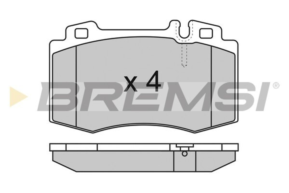 BREMSI - BP2986-BMS - Brake Pad Set, disc brake