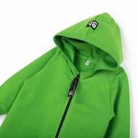 Комбинезон с капюшоном и закрытой ножкой "Bb team green" облегченный 0+