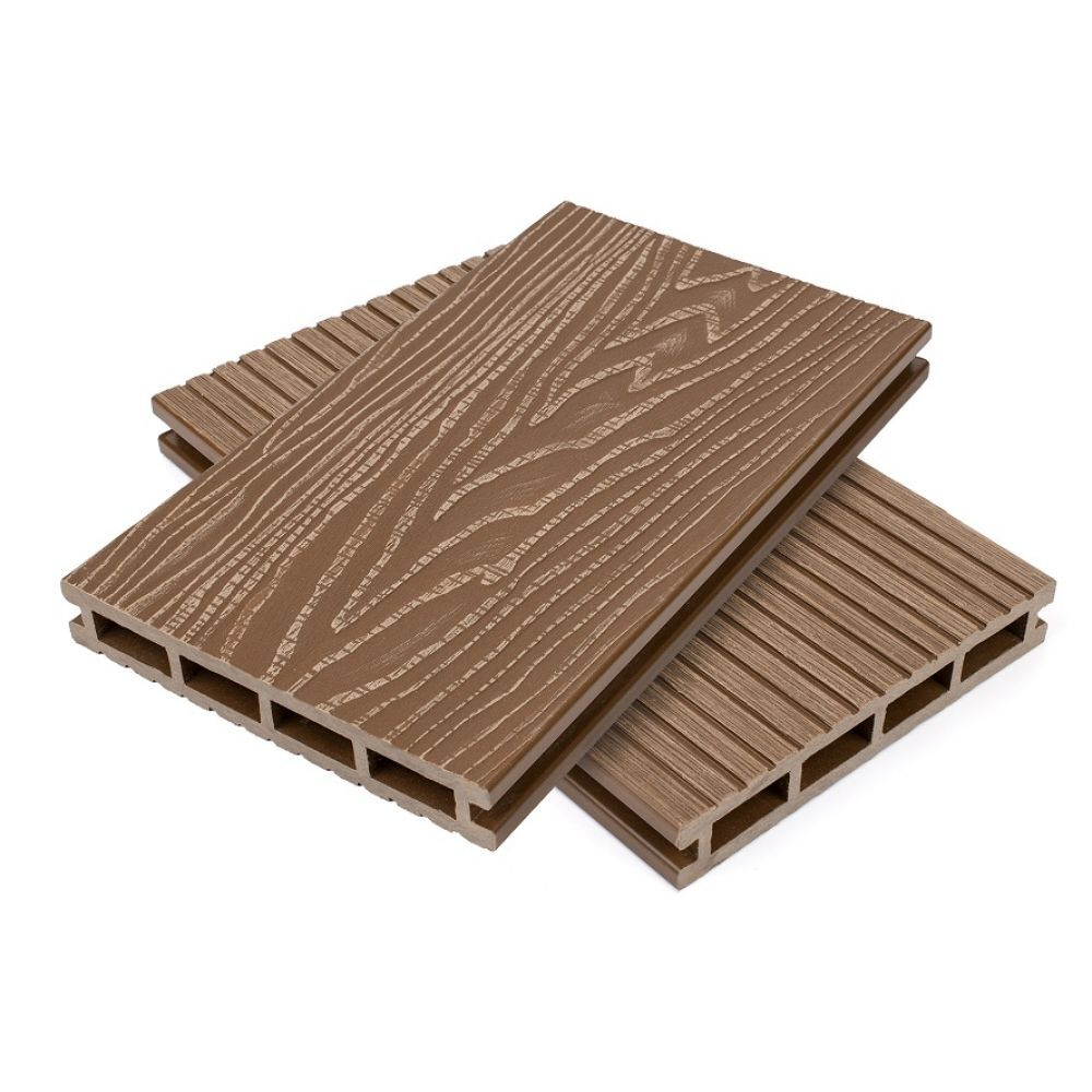 Террасная доска NanoWood Натур (Naturе) 3D 150х24х3000 мм Орех